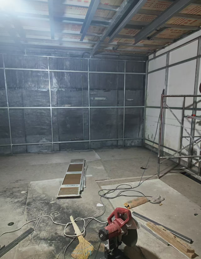 云浮SRT室治疗室铅板施工